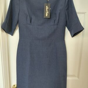 Navy Sheath Dress